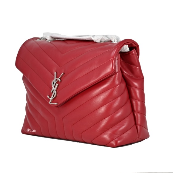 Saint Laurent Medium Monogram Loulou Leather Bag - Picture 2 of 8